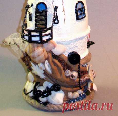 Декоративная бутылка «Старый маяк» (окончание)
