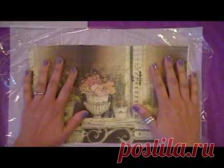 Paper Napkin Transfer Tutorial