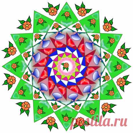 Digital Mandala  Free Stock Photo HD - Public Domain Pictures