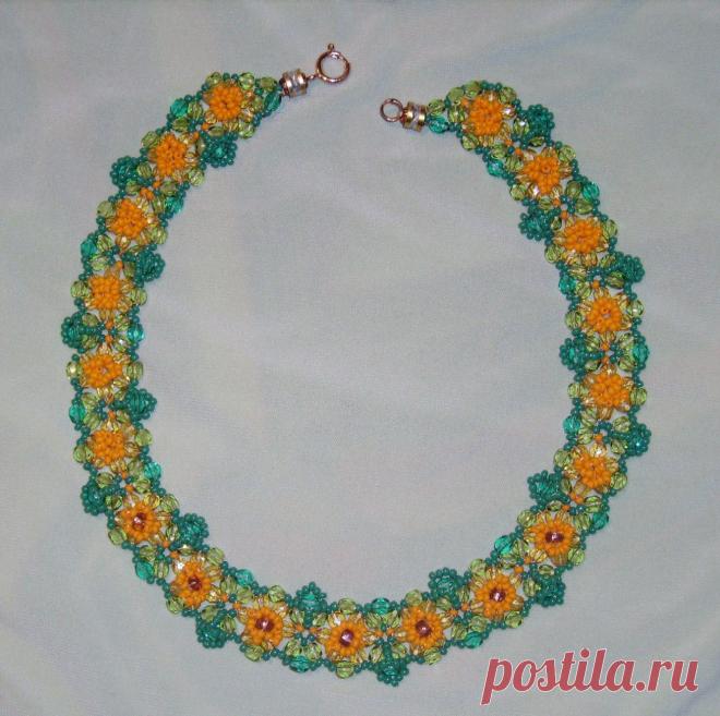 колье Летнее | biser.info - всё о бисере и бисерном творчестве
