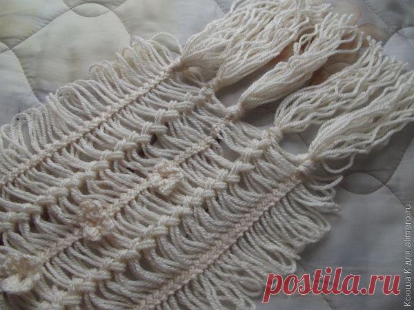 Как сшить палантин на вилке