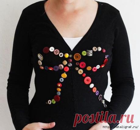 Пуговичный декор: одежда и обувь