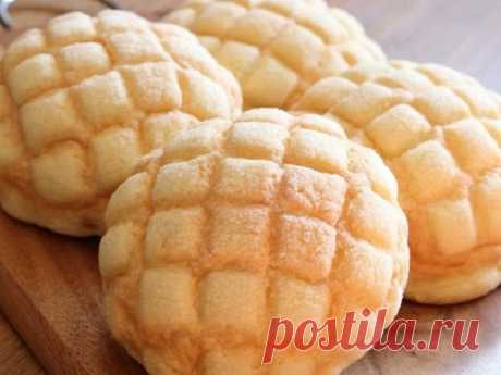 Melonpan: Японские дынные булочки - пышный, ароматный и простой в приготовлении рецепт