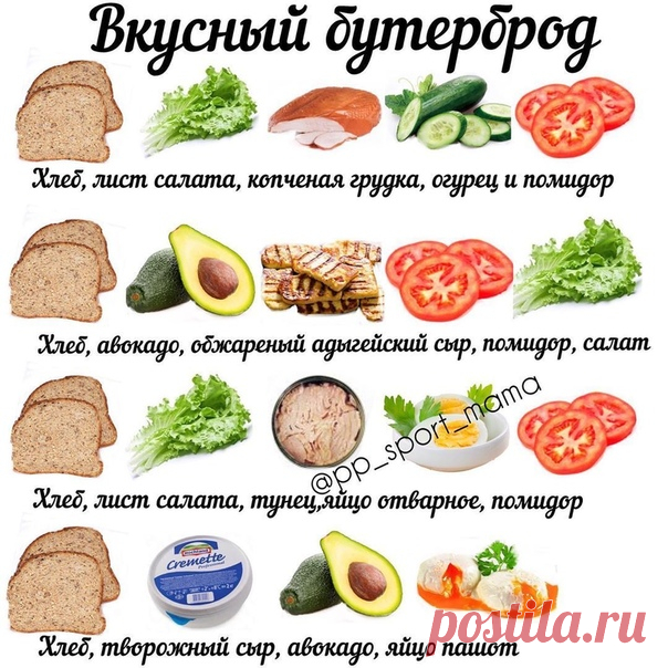 Подборка бутербродов