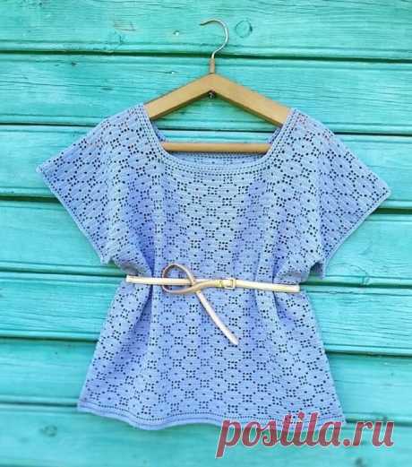 Узор крючком в филейной технике. Крючком. Схема. / knittingideas.ru