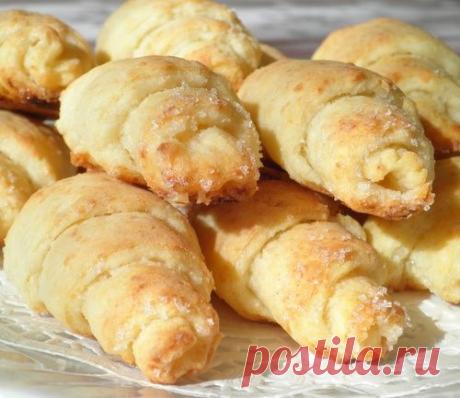 Творожные рогалики