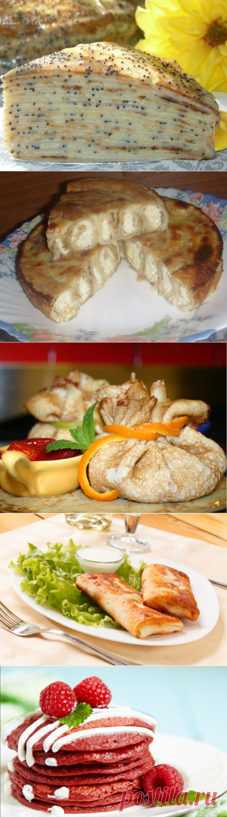Пять рецептов вкуснейших блинов на Масленицу