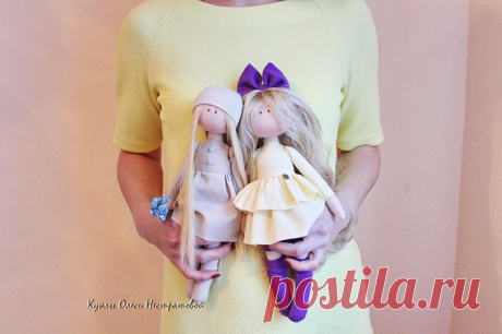 Интерьерные куклы-милашки от российской рукодельницы
