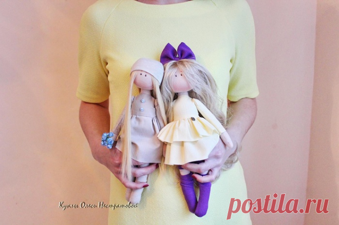 Интерьерные куклы-милашки от российской рукодельницы