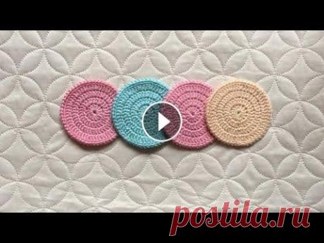 Подставка под горячее (мини салфетка) крючком | Вариант 1 | Мастер-класс | Кольцо Амигуруми Моя страница в Вконтакте Natalie Stars - Моя группа в Вконтакте Кольцо Амигуруми - 1 вариант подставки под горячее - 2 вариант подставки под горячее -...