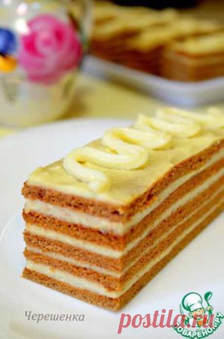 Шоколадные пирожные с ванильным заварным кремом - кулинарный рецепт