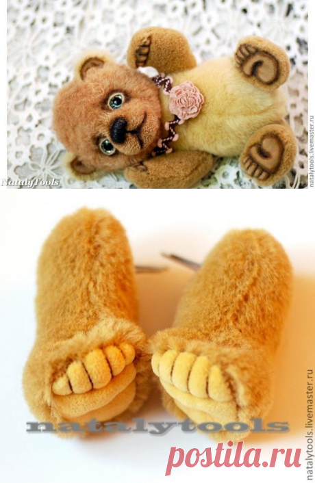 Косолапые лапки для мишки-тедди - Ярмарка Мастеров - ручная работа, handmade