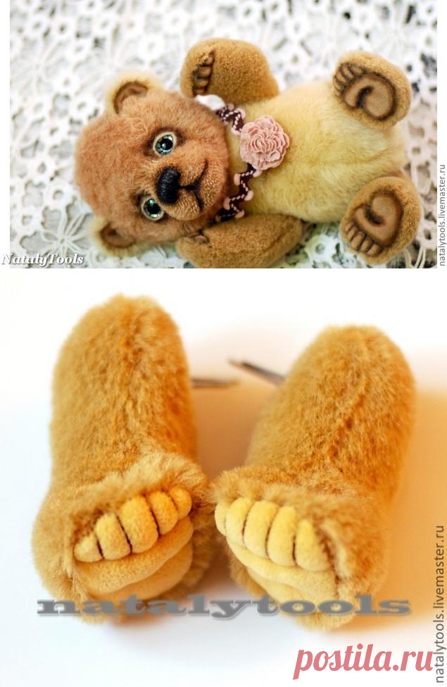 Косолапые лапки для мишки-тедди - Ярмарка Мастеров - ручная работа, handmade