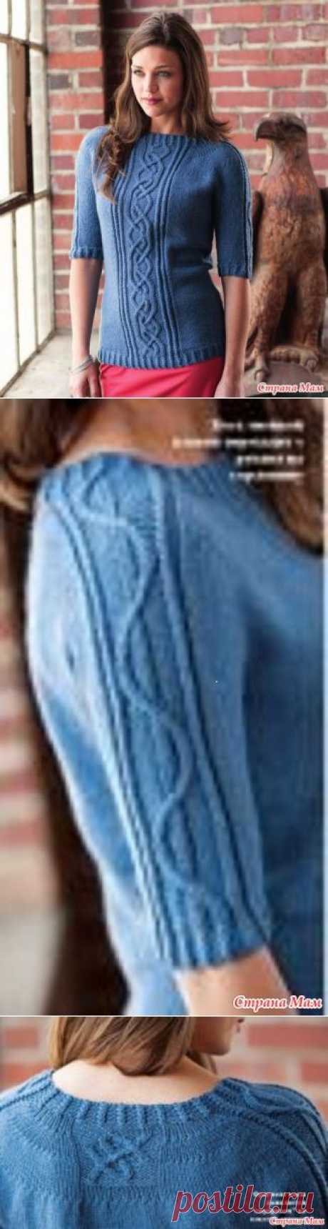 Cabled Top by Faina Goberstein