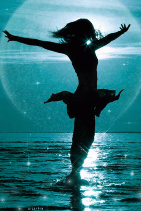 Лунная дорожка - анимационные картинки и gif открытки