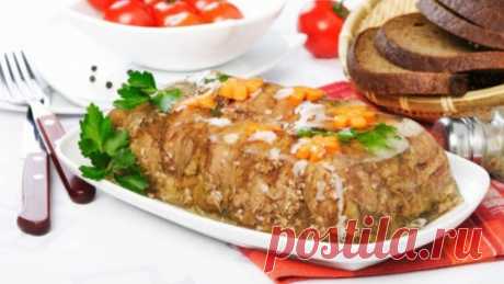 Янтарный мясной холодец Попробуйте приготовить холодец по нашему рецепту, чтобы он получился светлый с янтарным отливом!