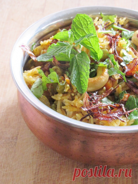 Овощной Biriyani В скороварке Рецепт | Готовить легко