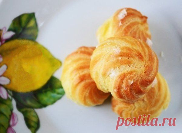 Эклеры с лимонным кремом Ингредиенты: Для... / Еда и напитки / Рецепты / Pinme.ru / Олеся Карабач