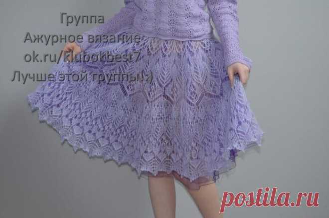 Мохеровая юбка шетландом | Клубок