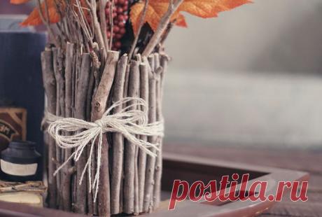 Идеи поделок из веточек и прутьев своими руками | Дары природы | DecorWind.ru