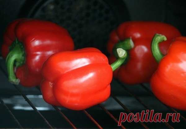 Маринованные печеные перцы