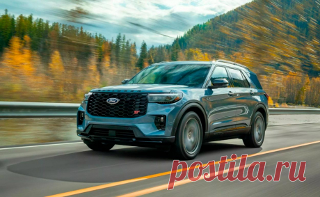 Ford Explorer 2025 - фото, салон, экстерьер
