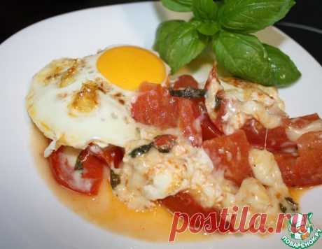 Запеченные помидоры с сыром и яйцом – кулинарный рецепт