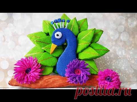 Творим с детьми: яркий павлин своими руками