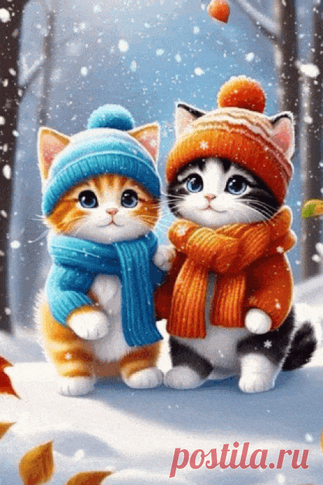 Пушистые снежинки