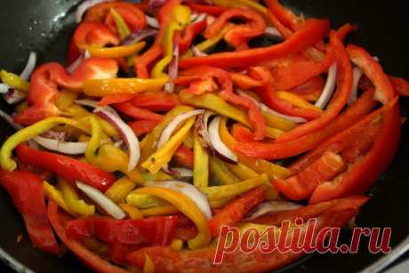 Рецепт перец сладкий с креветками (peperoni e gamberi saltati), пошагово, с фото – Рецепты итальянской кухни