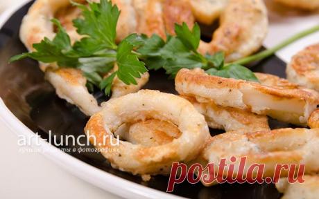 Кольца кальмара в кляре - пошаговый рецепт с фото