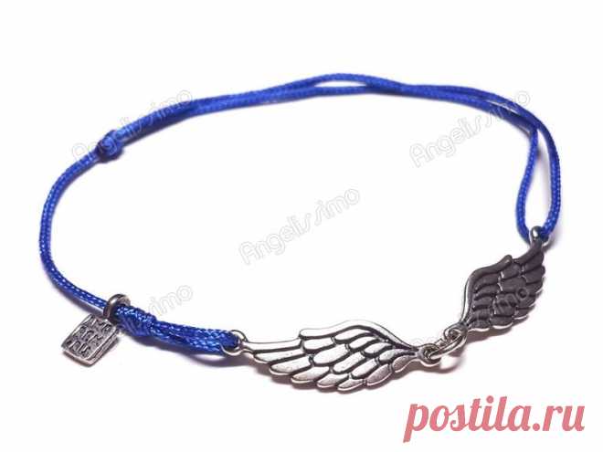 Браслет с кулоном "Крылья Души" от Amorem
