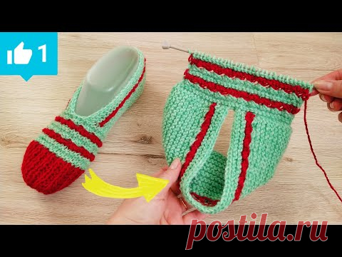 ПОТРЯСАЮЩАЯ ИДЕЯ ВЯЗАНЫХ СЛЕДКОВ СПИЦАМИ