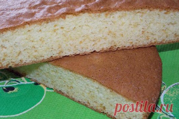 Шифоновый бисквит с ароматом ванили | CityWomanCafe.com