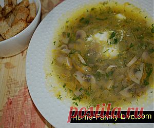 Суп пюре с грибами - Кулинарные рецепты