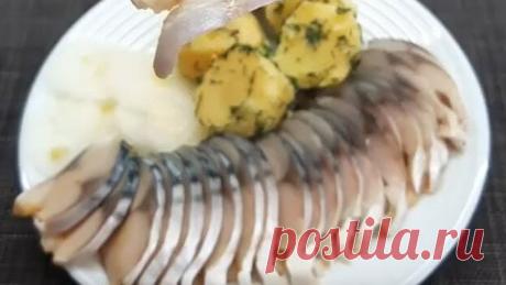 Необычный способ приготовления малосольной скумбрии с чесночком