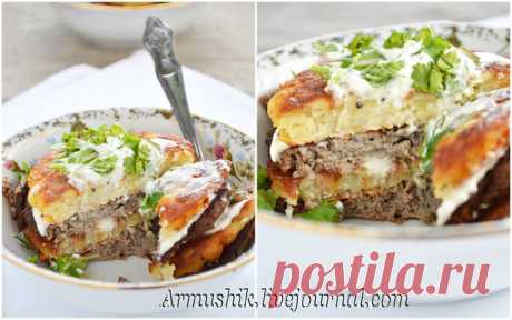 Башенки из картофельных и печеночных оладий - ВКУСНО С АРМУШИК — LiveJournal