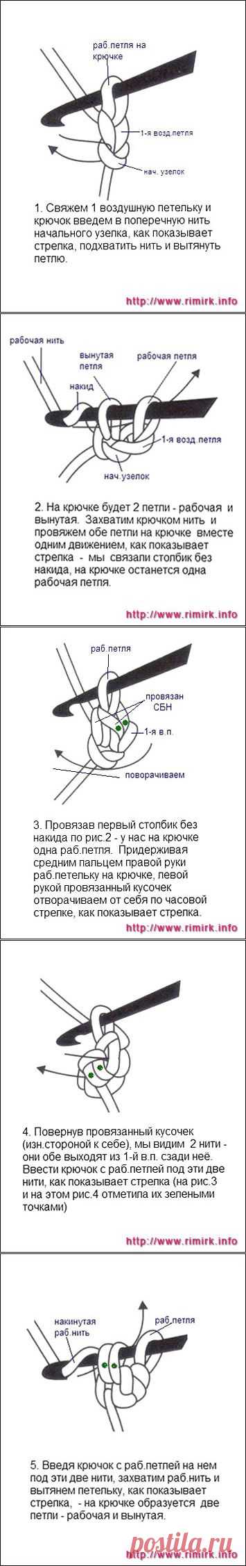 Как вязать крючком шнур Гусеничка (МК)