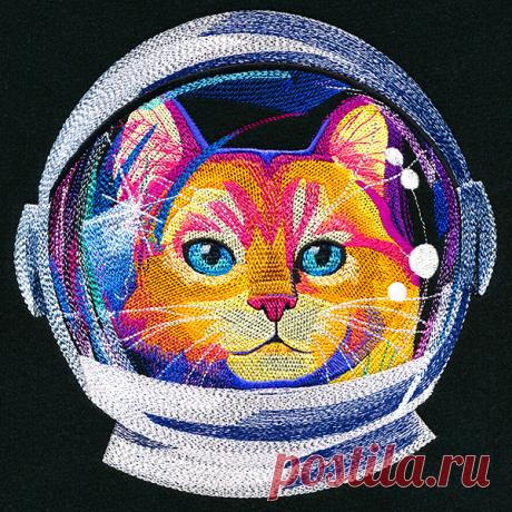 Catronaut | Urban Threads: Unique and Awesome Embroidery Designs