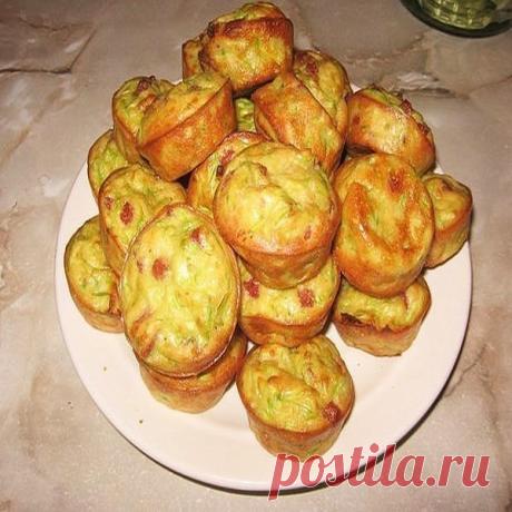 Кексы из кабачков