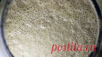 Приготовление закваски для выпечки хлеба
