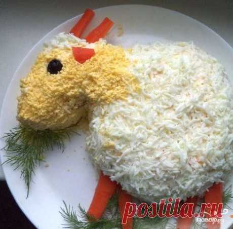 Салат &quot;Коза&quot; - пошаговый кулинарный рецепт на Повар.ру