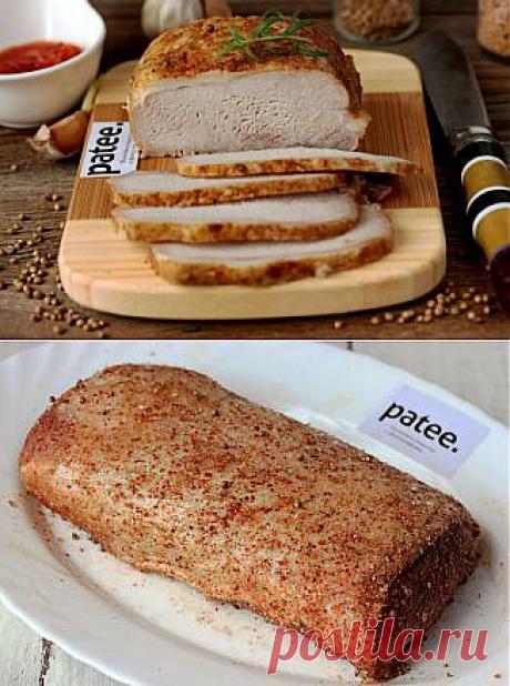 Запечённая свиная корейка.