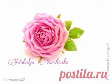 МК роза из фоамирана. | Страна Мастеров