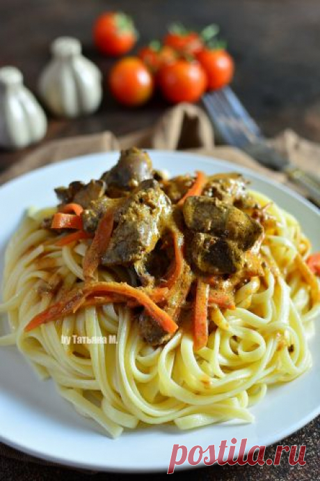 Печень цыпленка сковороде | Кулинарный блог Татьяны М.