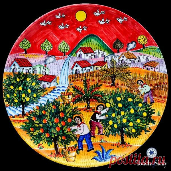 Яркая керамика от Touch of Sicily, нравится? / Только машины