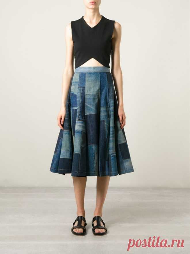 Юбки из джинсов, от Junya Watanabe
