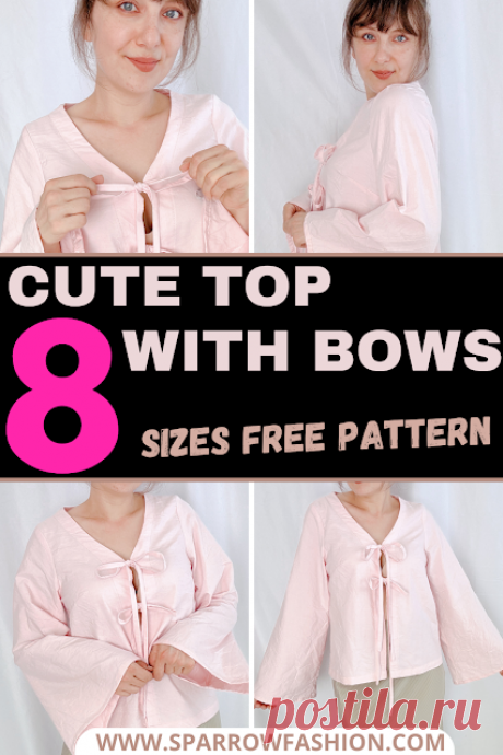 How to Sew Easy Open Front Blouse: Step by Step DIY - Sparrow Refashion: A Blog for Sewing Lovers and DIY Enthusiasts