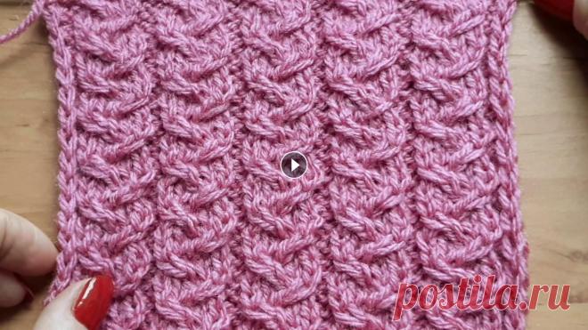 Дорожки из лицевых петель спицами Дорожки из лицевых петель спицами для жилета, кардигана, свитера Другие узоры спицами по ссылке https://www.youtube.com/playlist?list=PLBKsPDnEZEv70Ln...