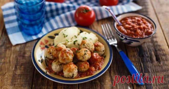 Мясные шарики с цветной капустой и соусом. Сытный ужин на скорую руку • Сияние Жизни